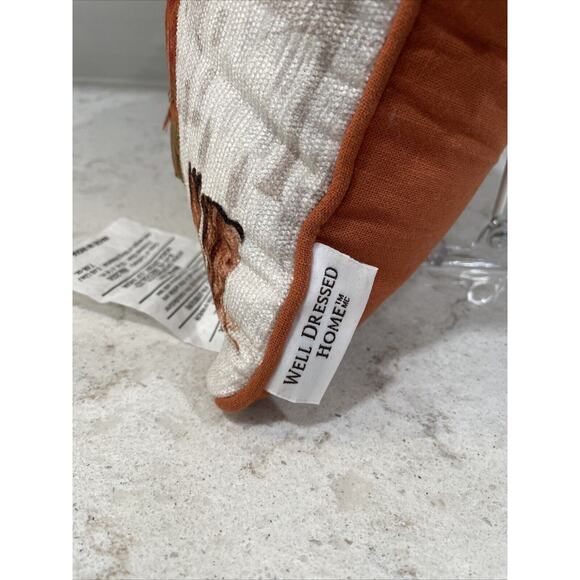 GOLDEN RETRIEVER & PUG DOGS in Cowboy Hats Scarves w/ Boots & Fall Dog Pillow - Picture 8 of 9